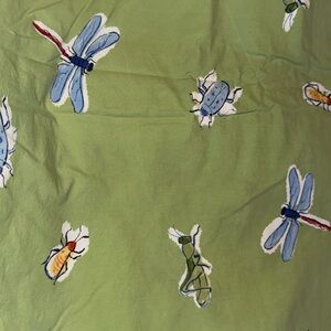 Pottery Barn Kids Happy Bug Insects TWIN duvet and sheet set